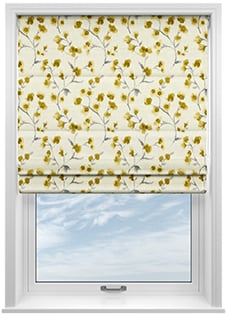 Como, Ochre - Twist&Fit Roman Blind